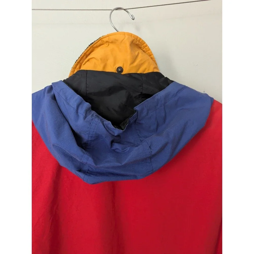 Vtg Obermeyer Ski Jacket 90s Snow Outdoor Aztec Retro Colorblock Mens XLT Tall